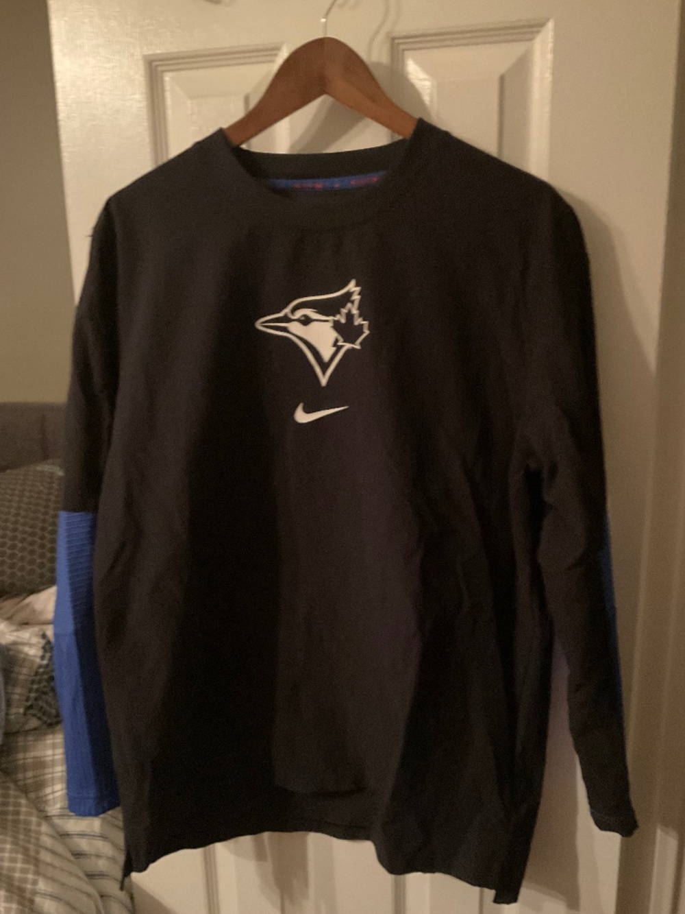 Toronto Blue Jays Nike Authentic Collection Dri-FIT Lightweight Pullover M med